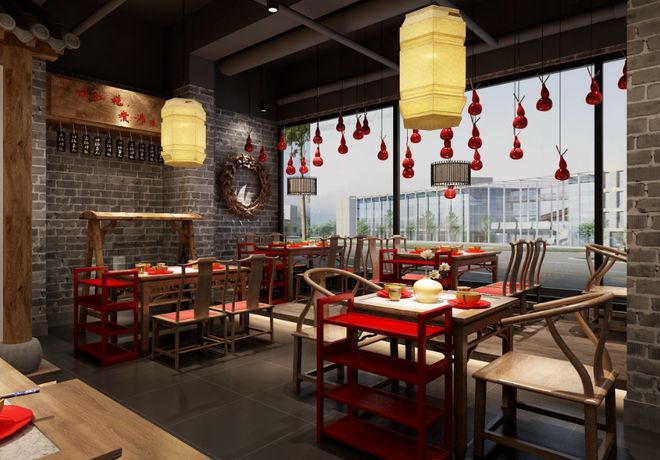 杏彩体育，火锅店设计风格转型：这个配色让顾客食欲暴增